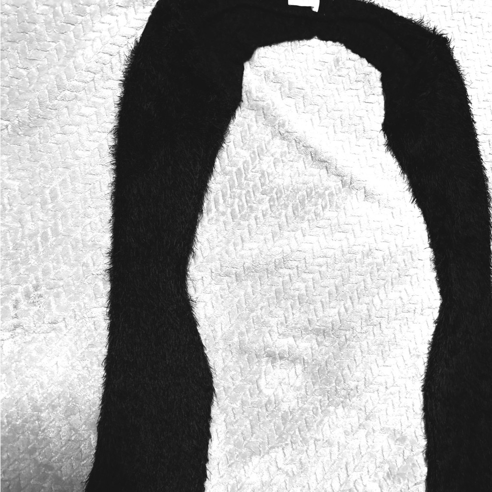 JW ANDERSON Black Shrug Sweater with Poncho Style